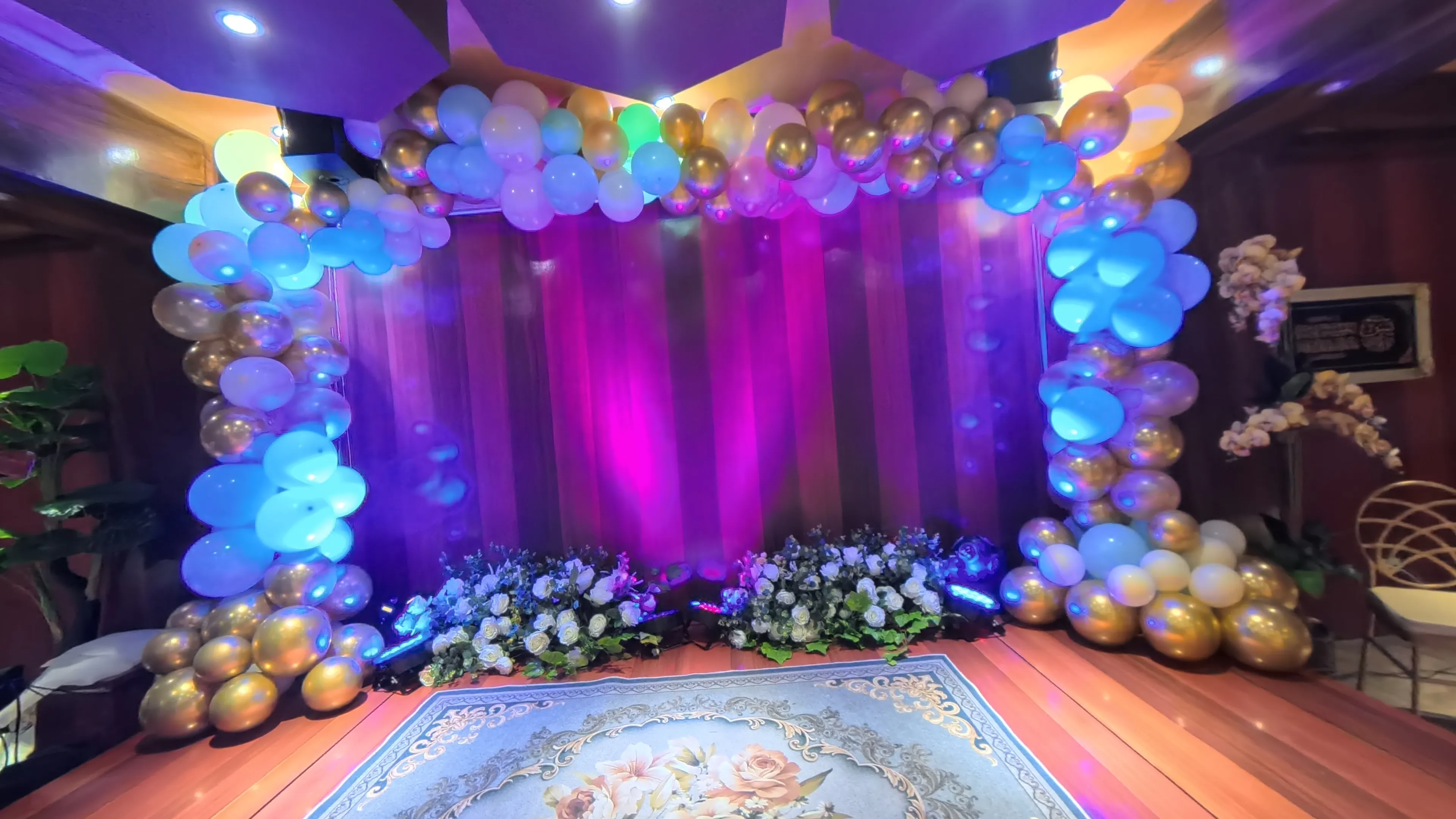 Flexible venues catering to small and large gatherings.