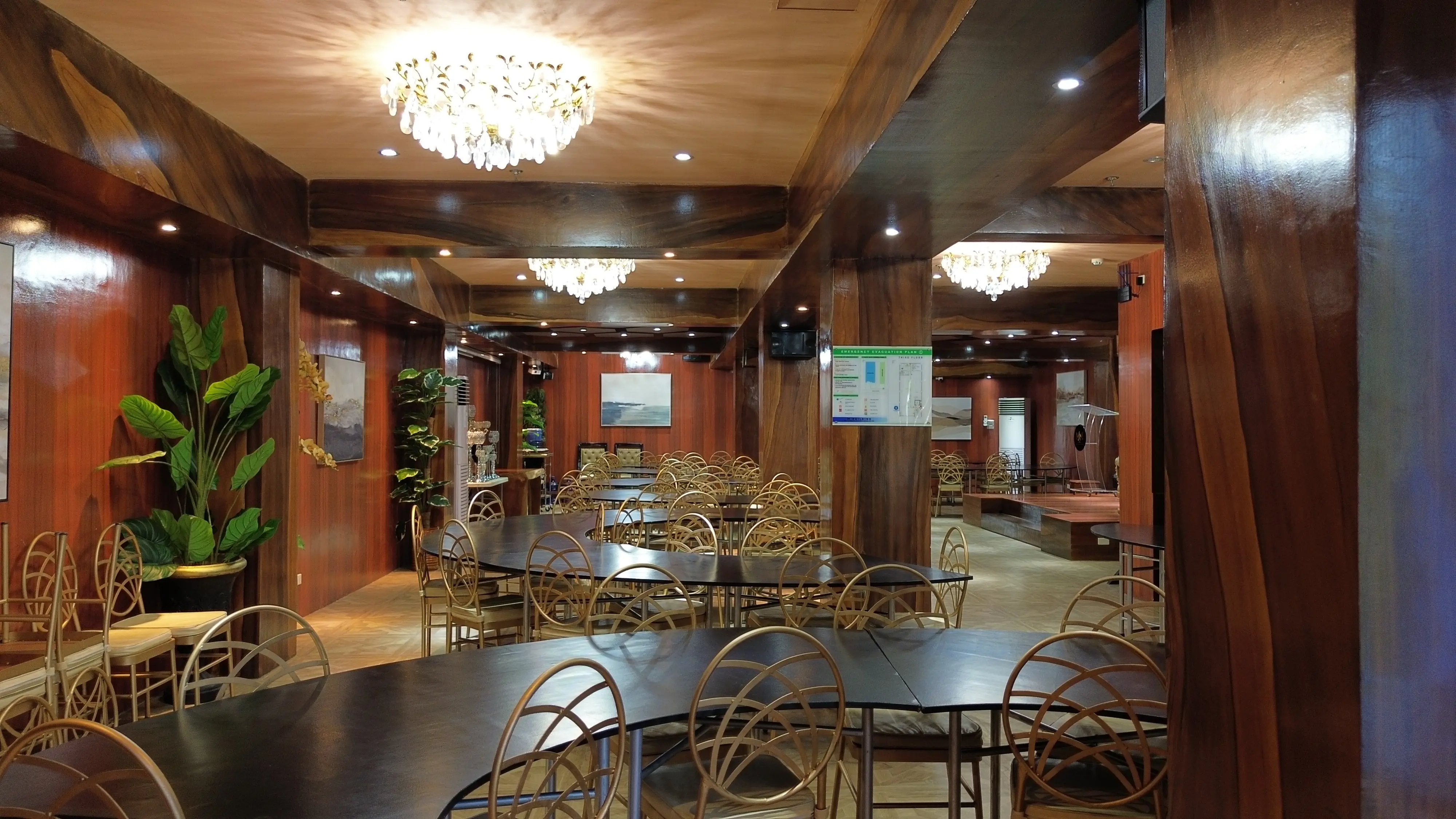 Modern Function Hall for private and corporate events.